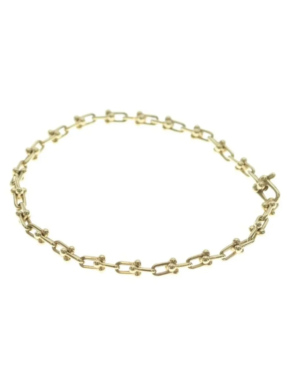 Tiffany & Co 18k Yellow Gold Micro Link Bracelet